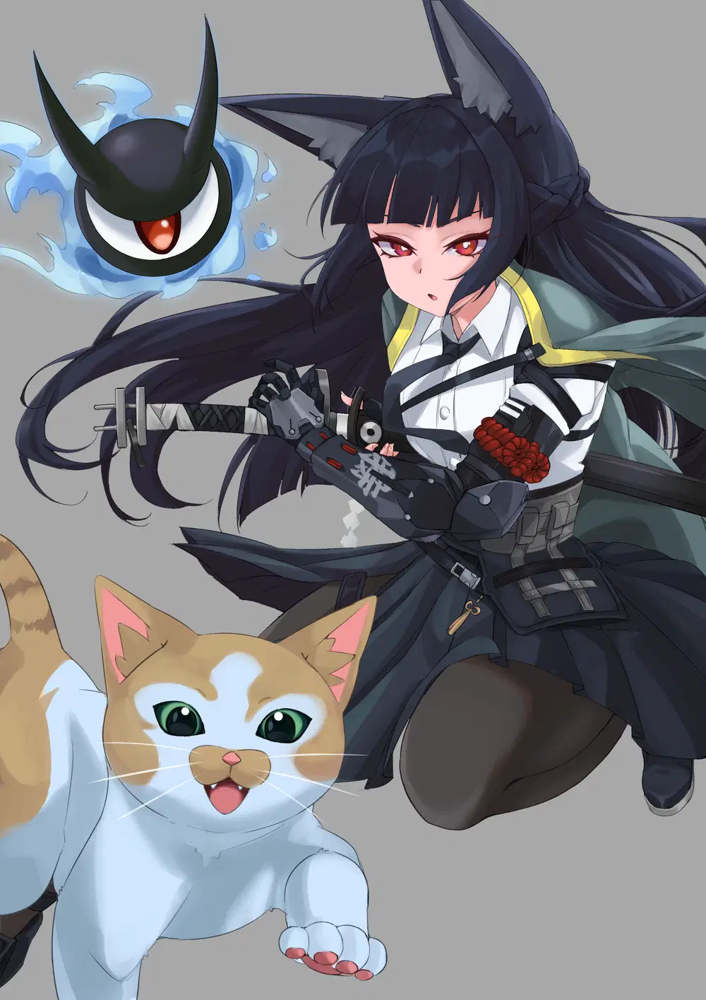 miyabi and cat Zenless Zone Zero | HoYoLAB