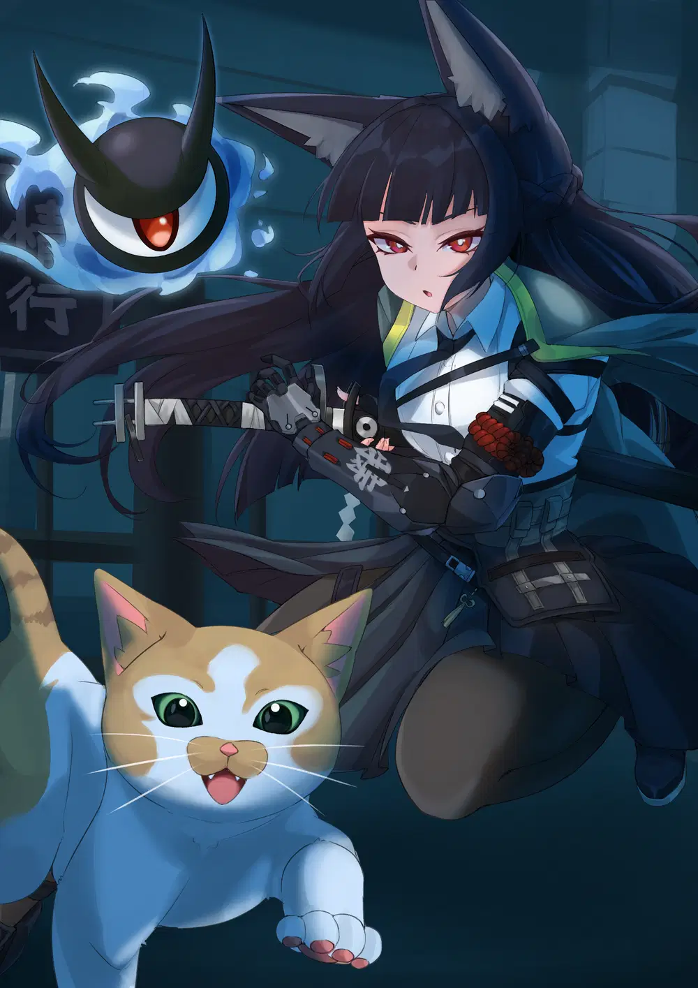 miyabi and cat Zenless Zone Zero | HoYoLAB