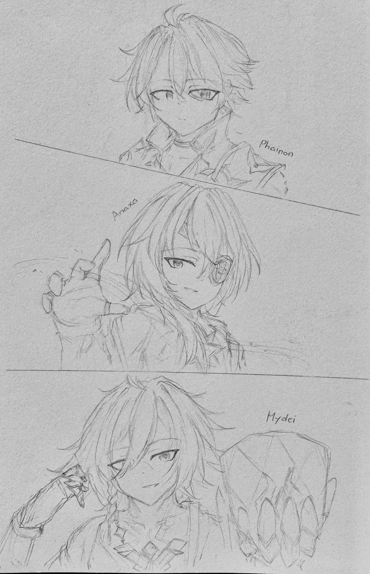 Amphoreus Men Phainon Anaxa Mydei Honkai Star Rail HoYoLAB