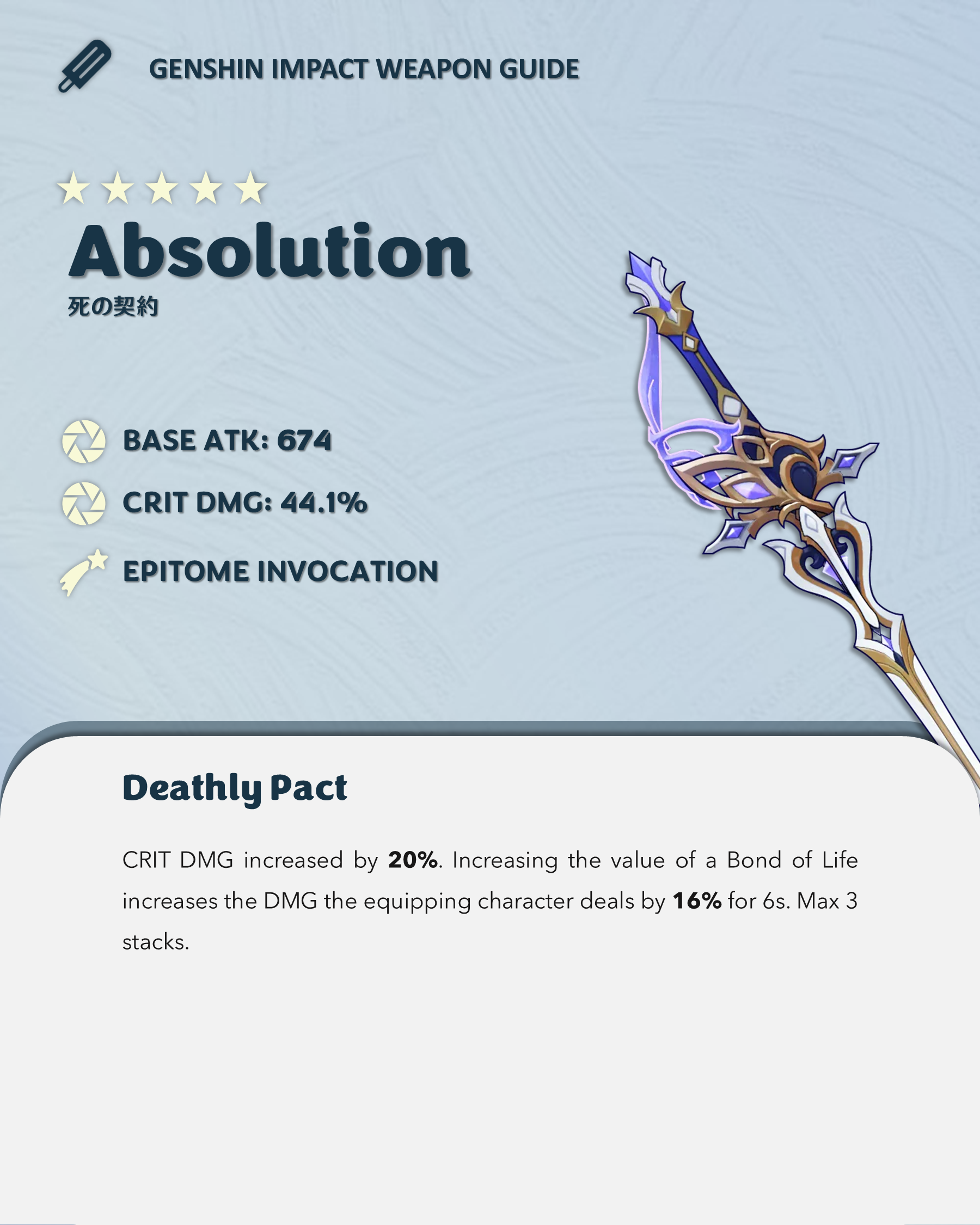 Absolution Genshin Impact Weapon Guide Genshin Impact HoYoLAB