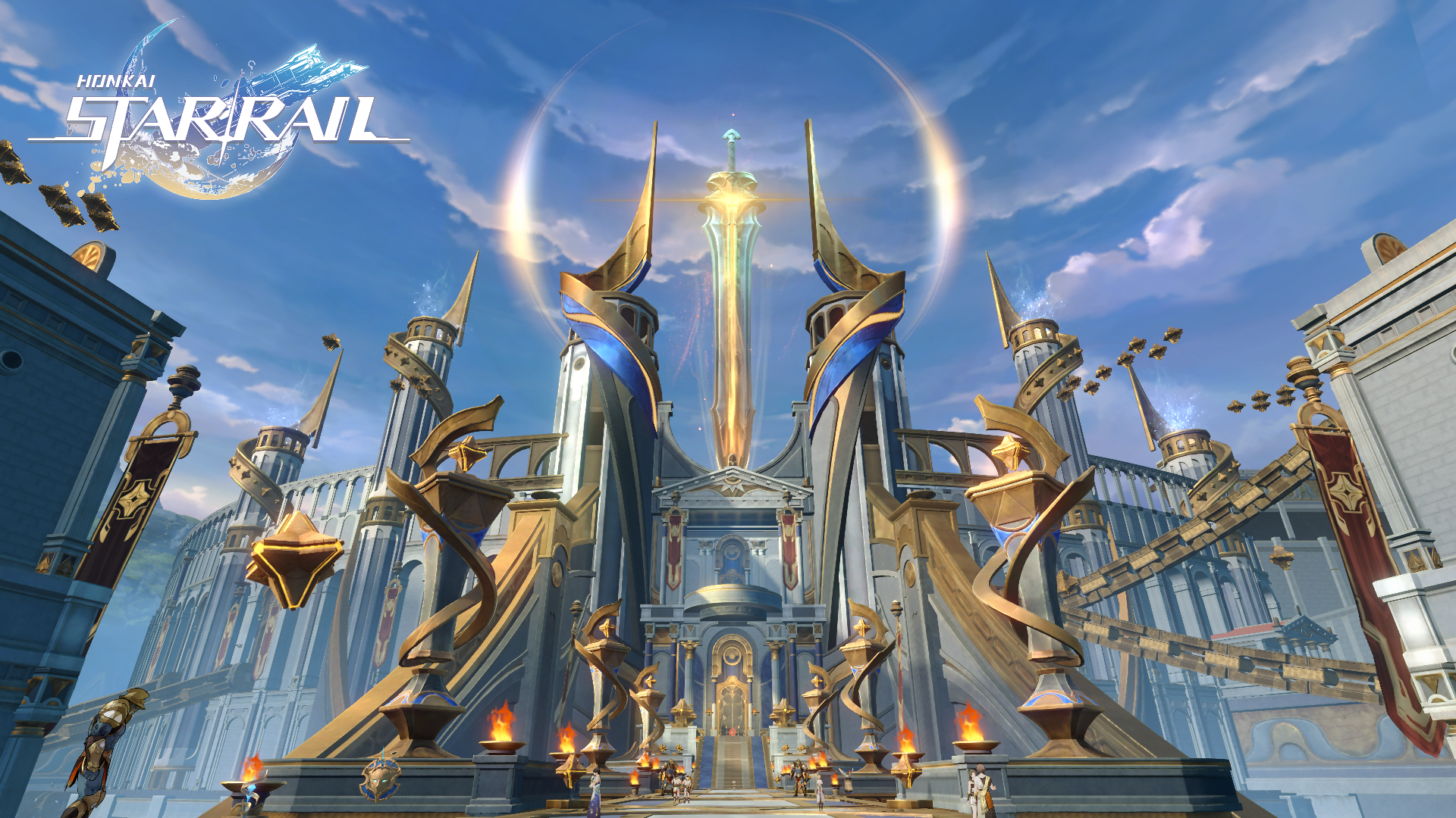 Really loved what they did with the architecture for Amphoreus~ Honkai ...