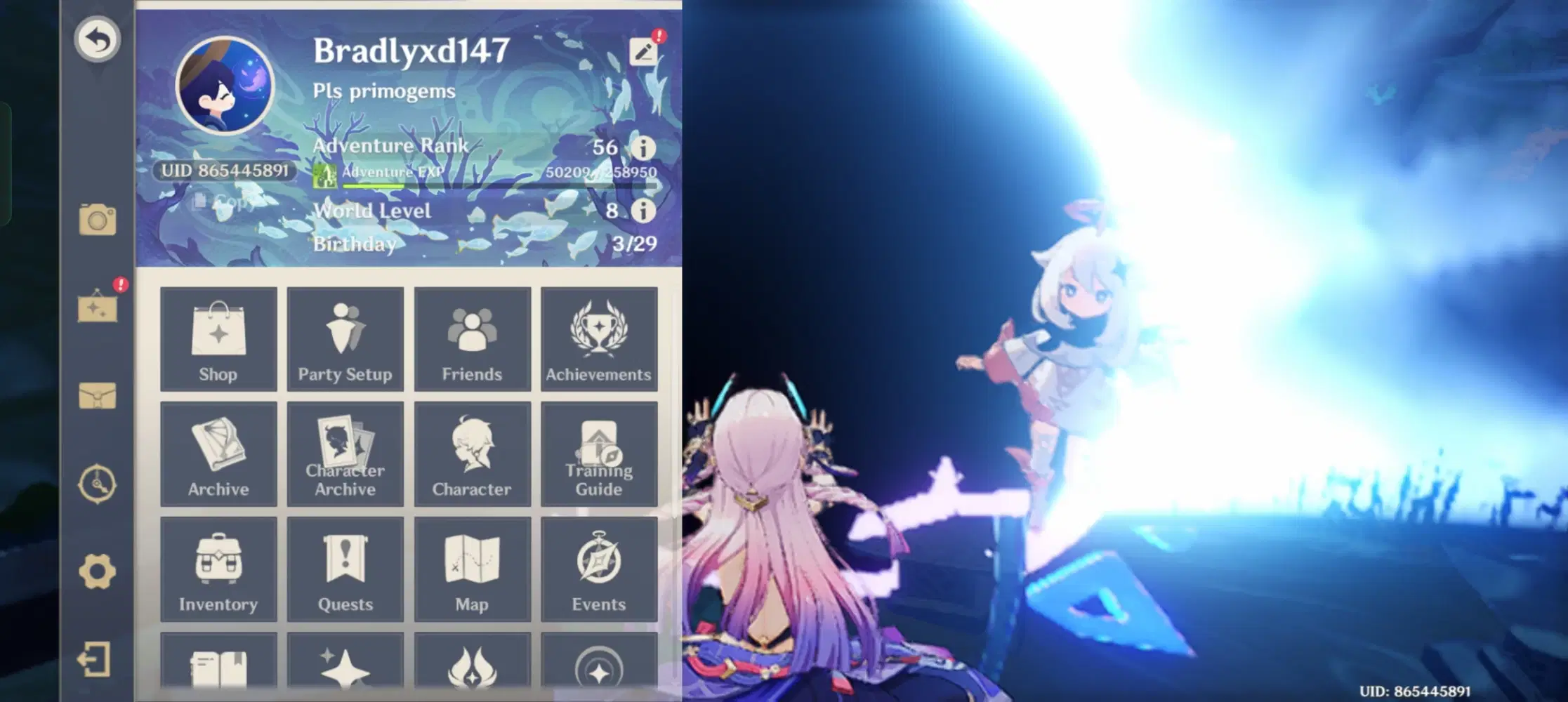 Sitnali burst summon black hole before the thing Genshin Impact 