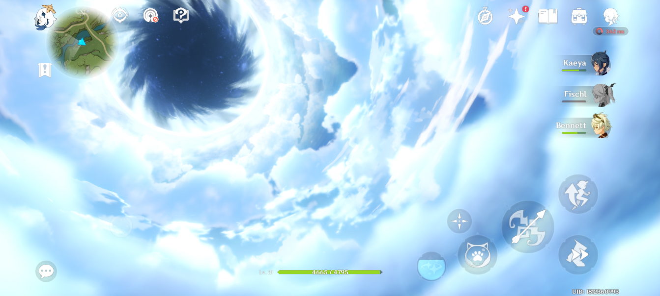 I can see the hole sky Genshin Impact | HoYoLAB