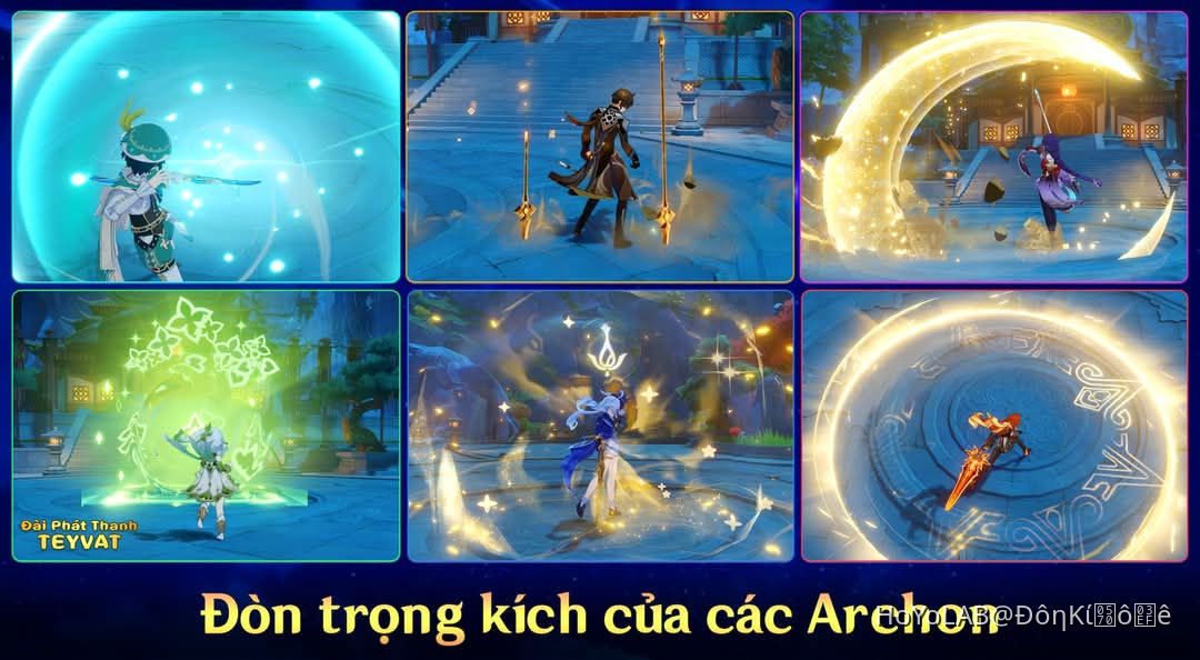 Các đòn trọng kích của Archon có hiệu ứng đặc biệt Genshin Impact | HoYoLAB