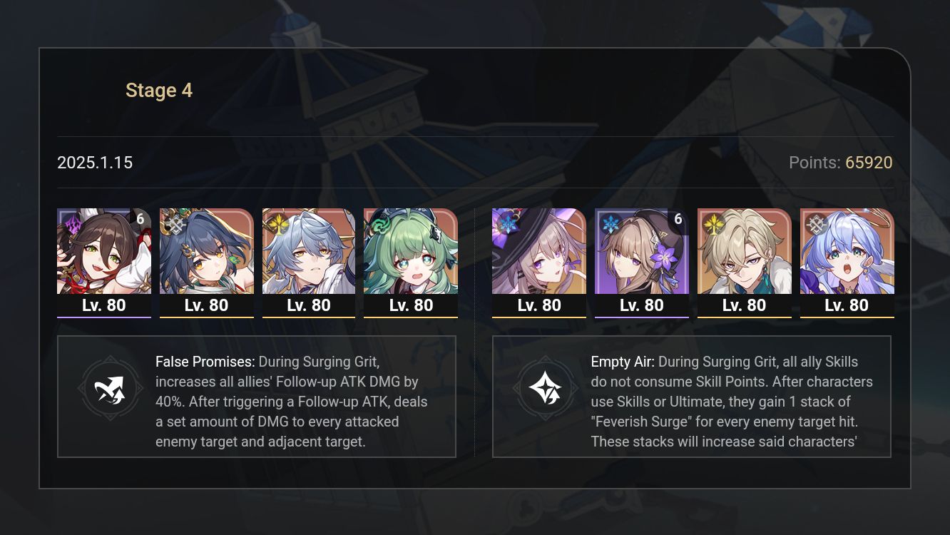 E0S0 5 star comp ft Herta and Tingyun Honkai: Star Rail | HoYoLAB