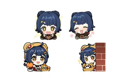 原神スタンプ #006 香菱＆グゥオパァー Genshin Impact | HoYoLAB