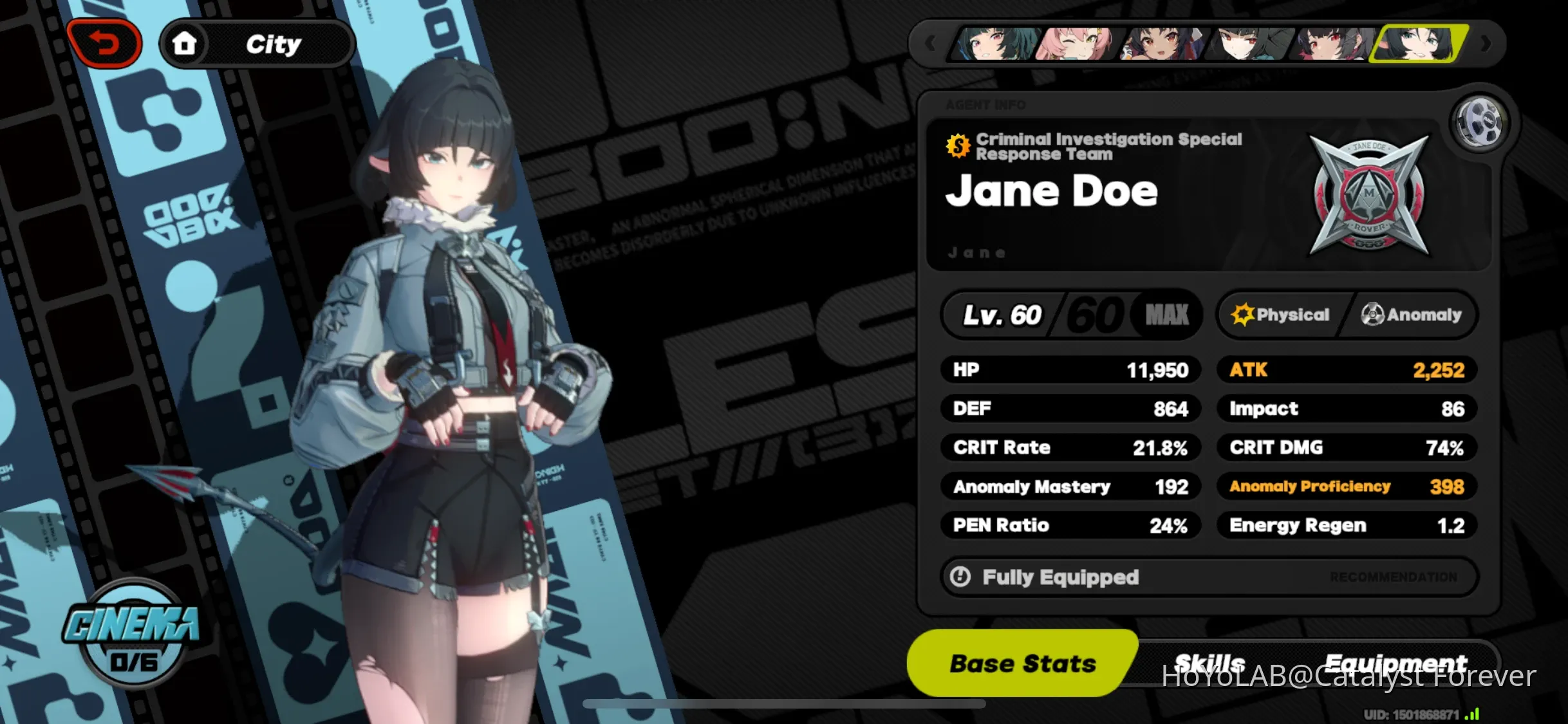 Rate my Jane build :D Zenless Zone Zero | HoYoLAB
