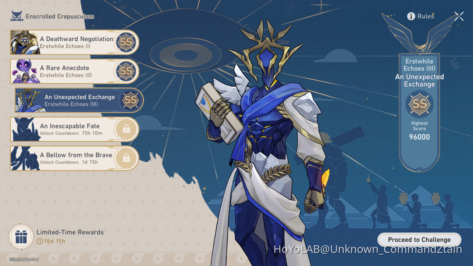Enscrolled Crepusculum : Day 3 Progress Honkai: Star Rail | HoYoLAB