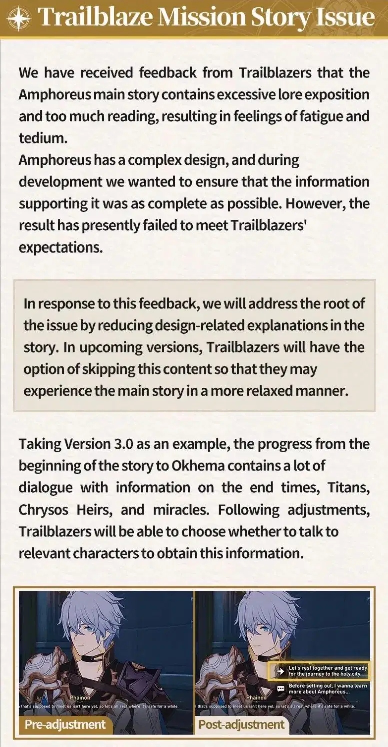 Breaking down the HSR 3.0 dev notes and how this could be a good or bad  thing. Honkai: Star Rail | HoYoLAB