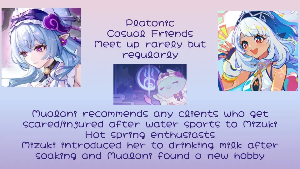 Mizuki headcanons to ease the pain of having to wait for her still