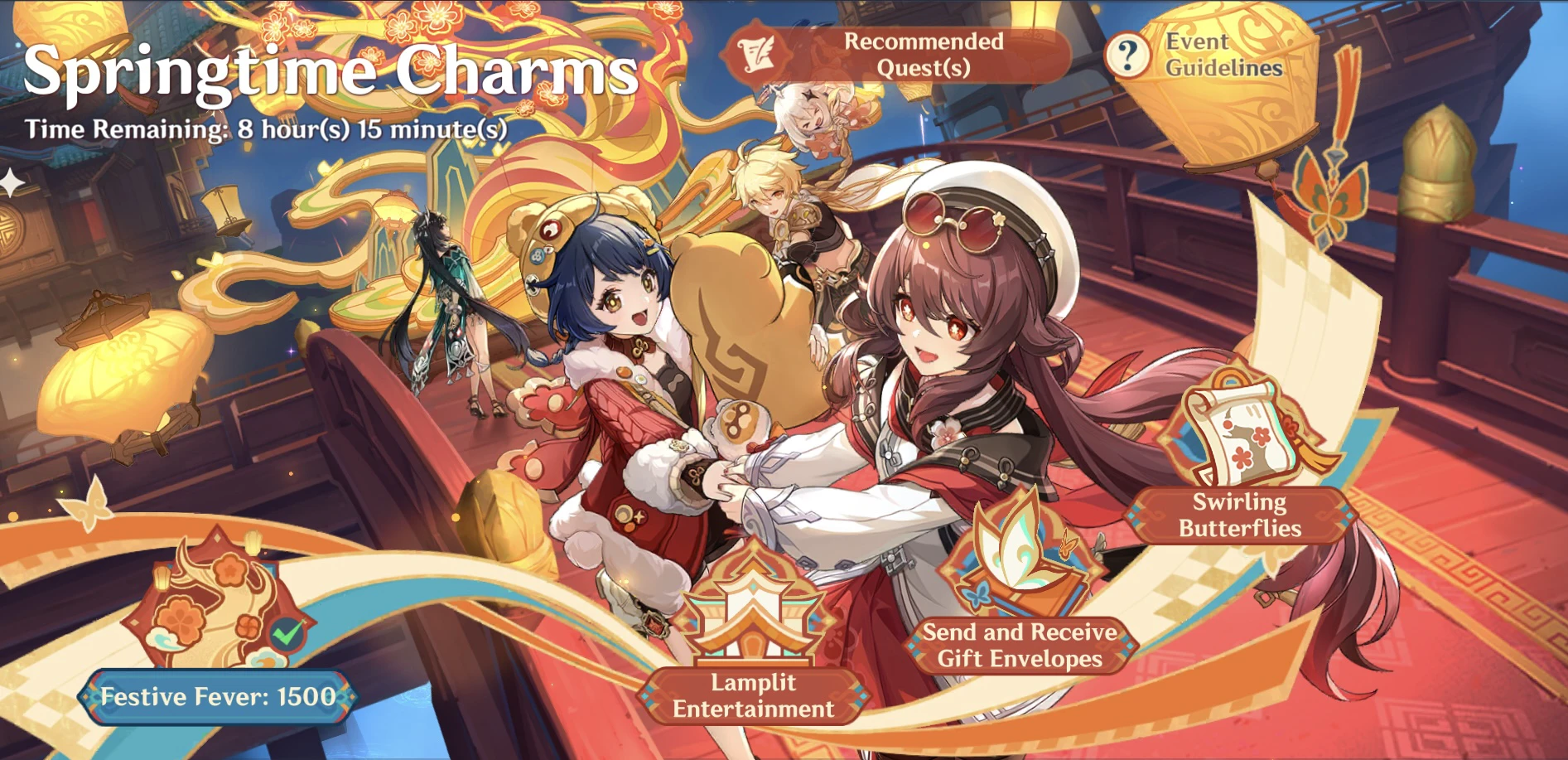 Lantern Rite 2025: Springtime Charms, 2D screenshot Genshin Impact ...