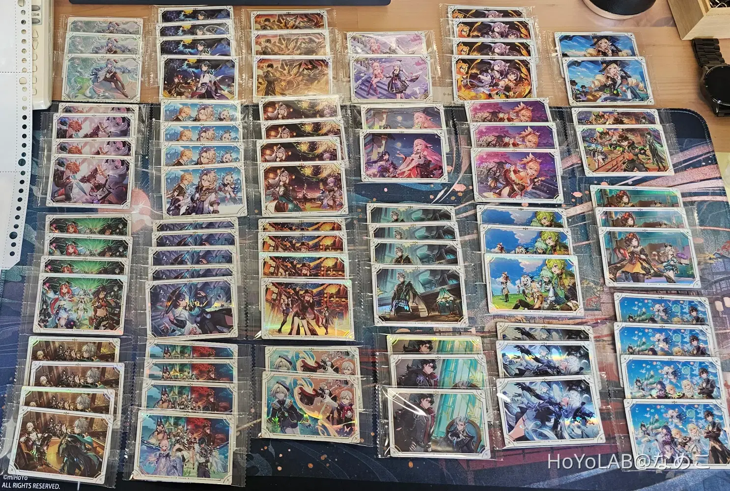 原神シールウエハースに被りはありましたか！？ Genshin Impact