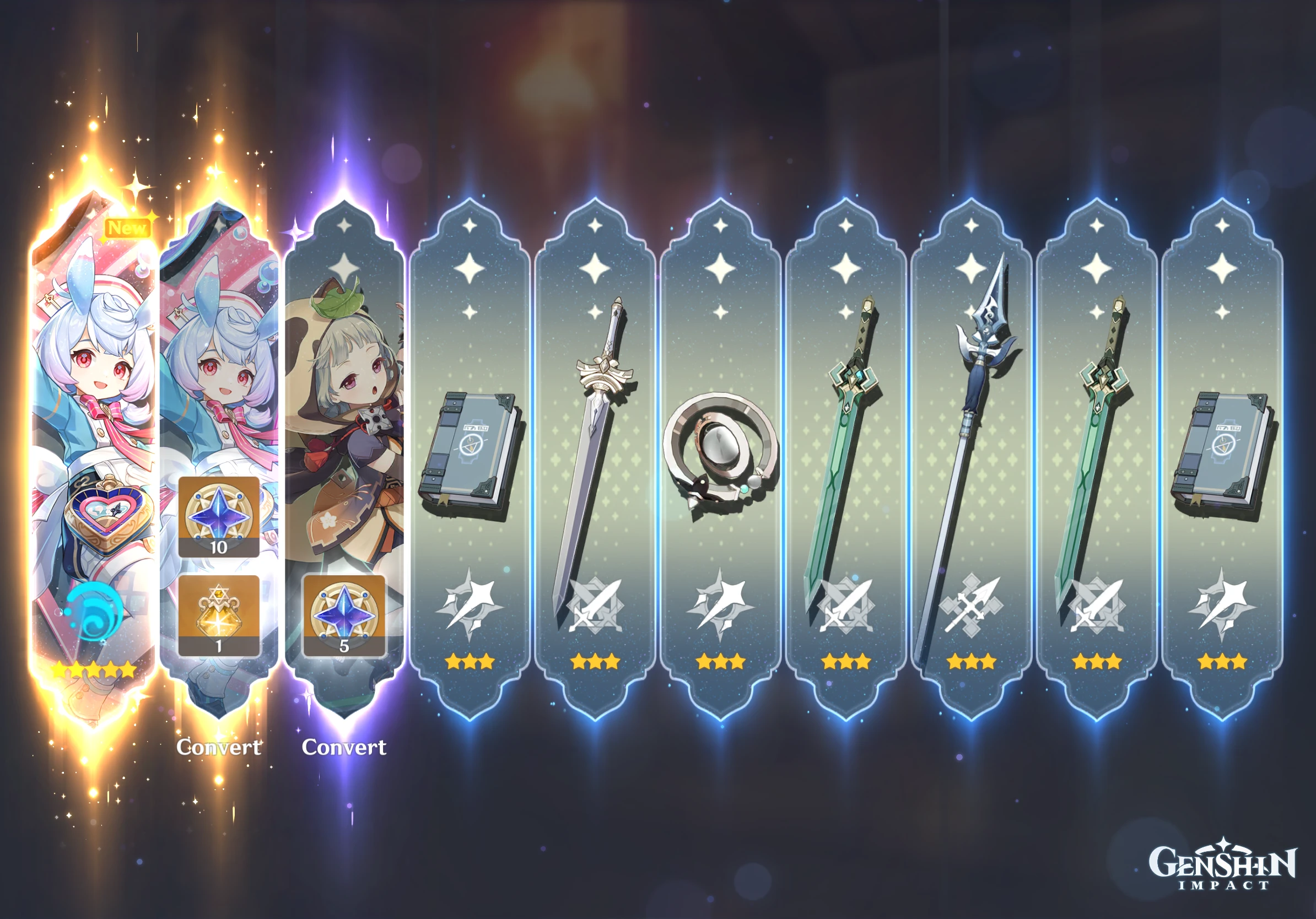 My first double 5 star 😭🌸🩵 Genshin Impact | HoYoLAB