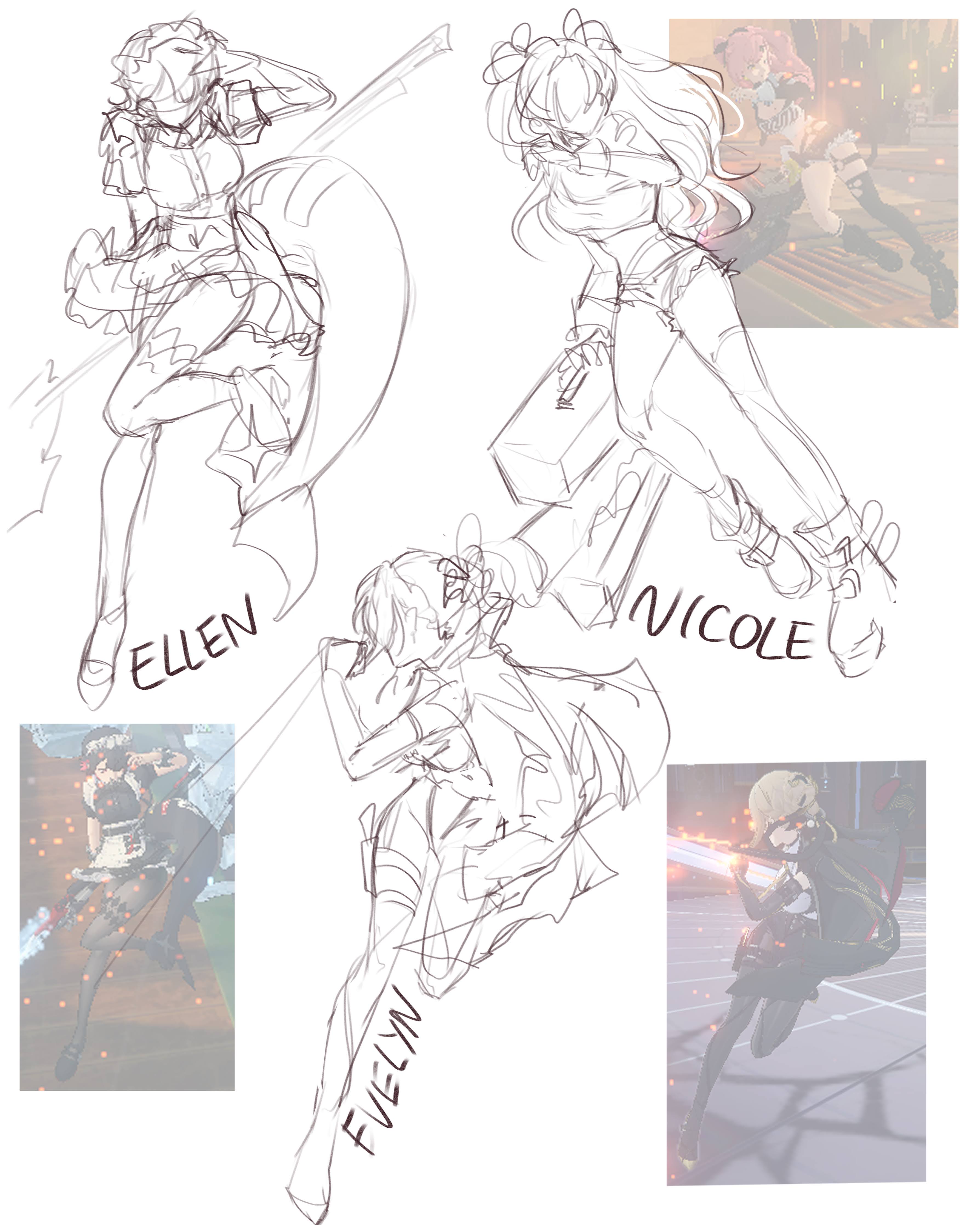 Figure Drawing Practice Zenless Zone Zero | HoYoLAB