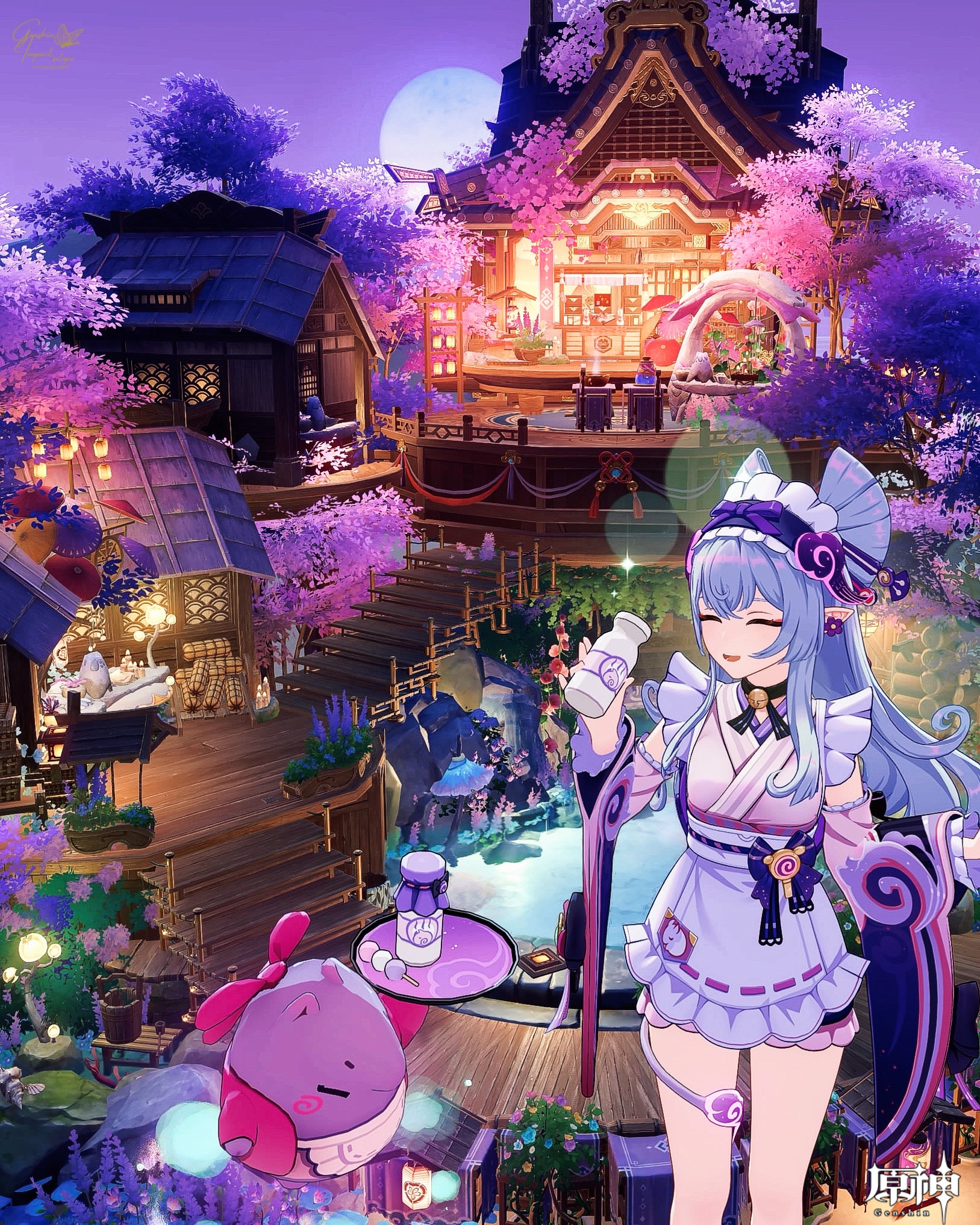 ✩.*˚塵歌壺最新作✩.*˚ 🩵💜夢見月瑞希モチーフハウジング