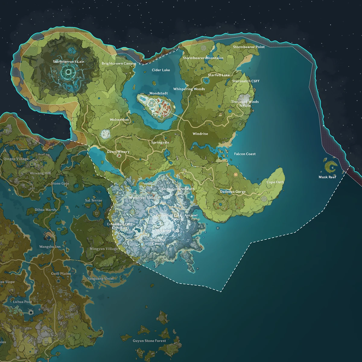 Monstat Map Why wont there be a new Mondstadt Area update? Genshin Impact | HoYoLAB