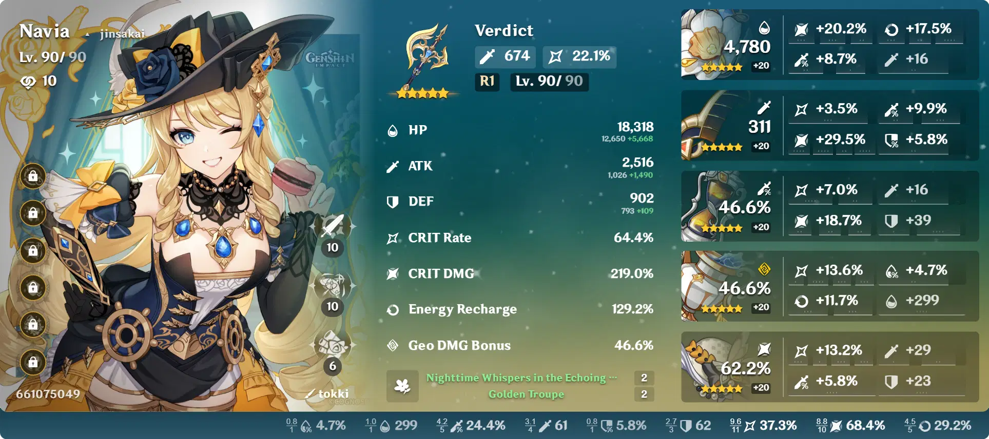 Navia Build Progress (yap warning, some navia appreciation