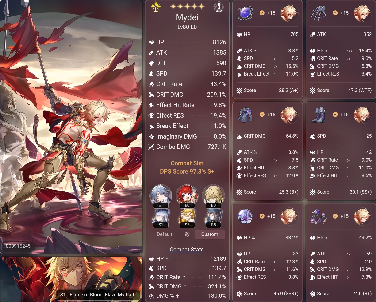 Updated Mydei Builds Honkai Star Rail HoYoLAB