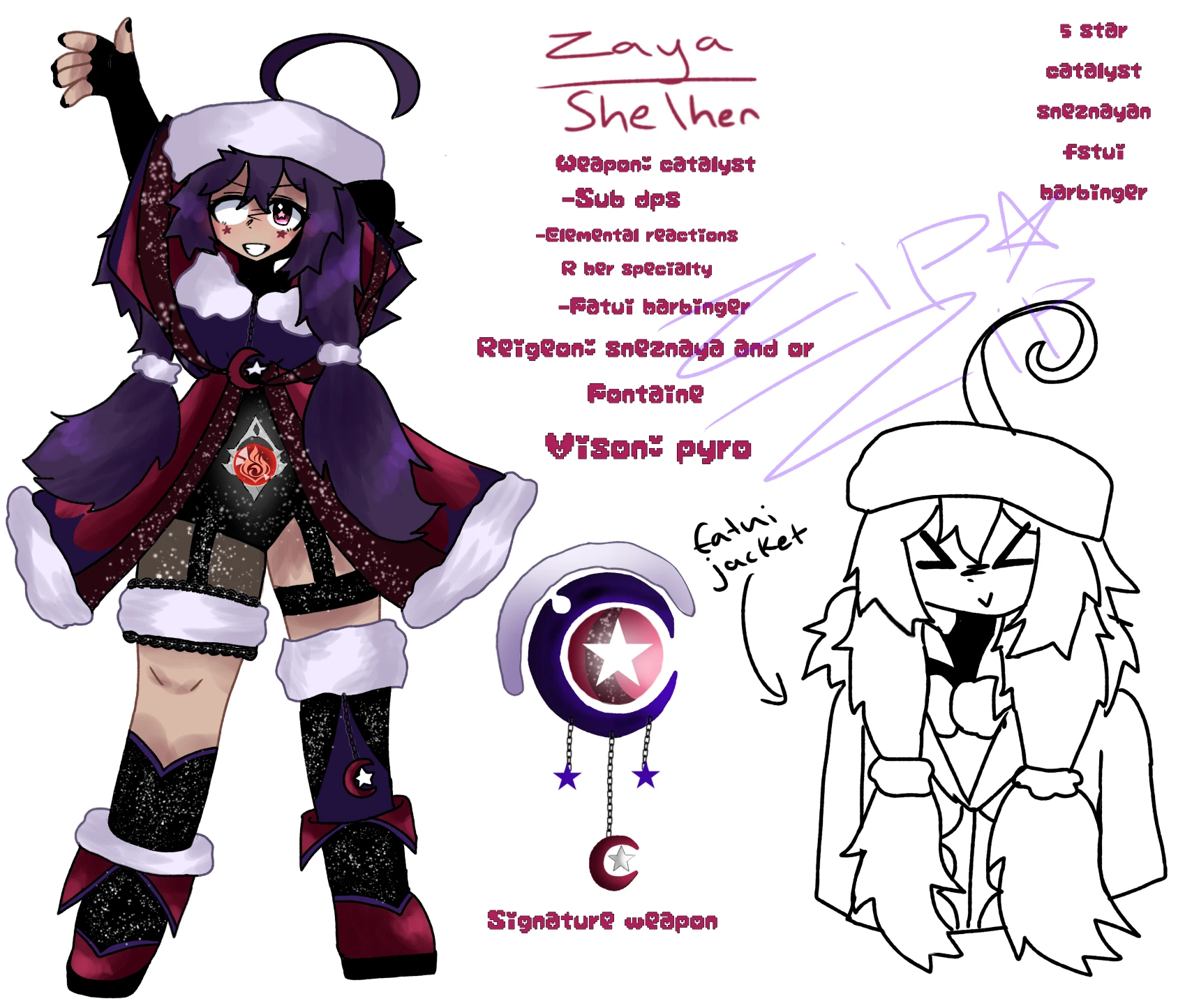 Meet my genshin oc zaya Genshin Impact | HoYoLAB