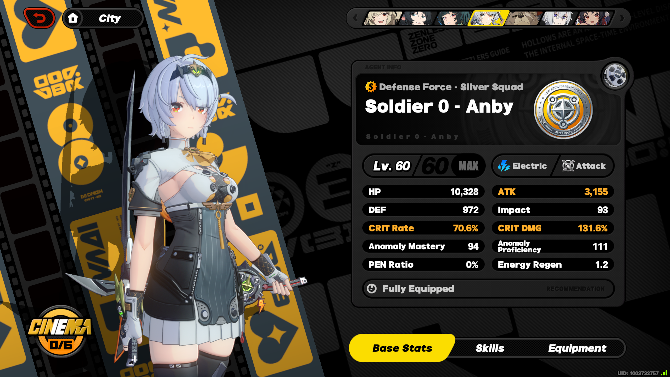 Soldier 0 Anby Build! Zenless Zone Zero | HoYoLAB