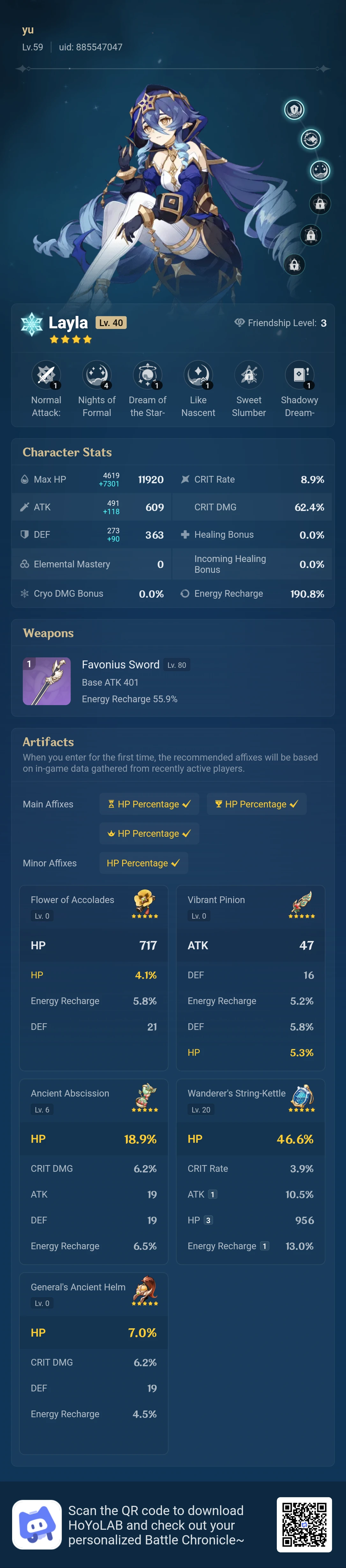 so i was thinking about building layla after ages lmao Genshin Impact ...