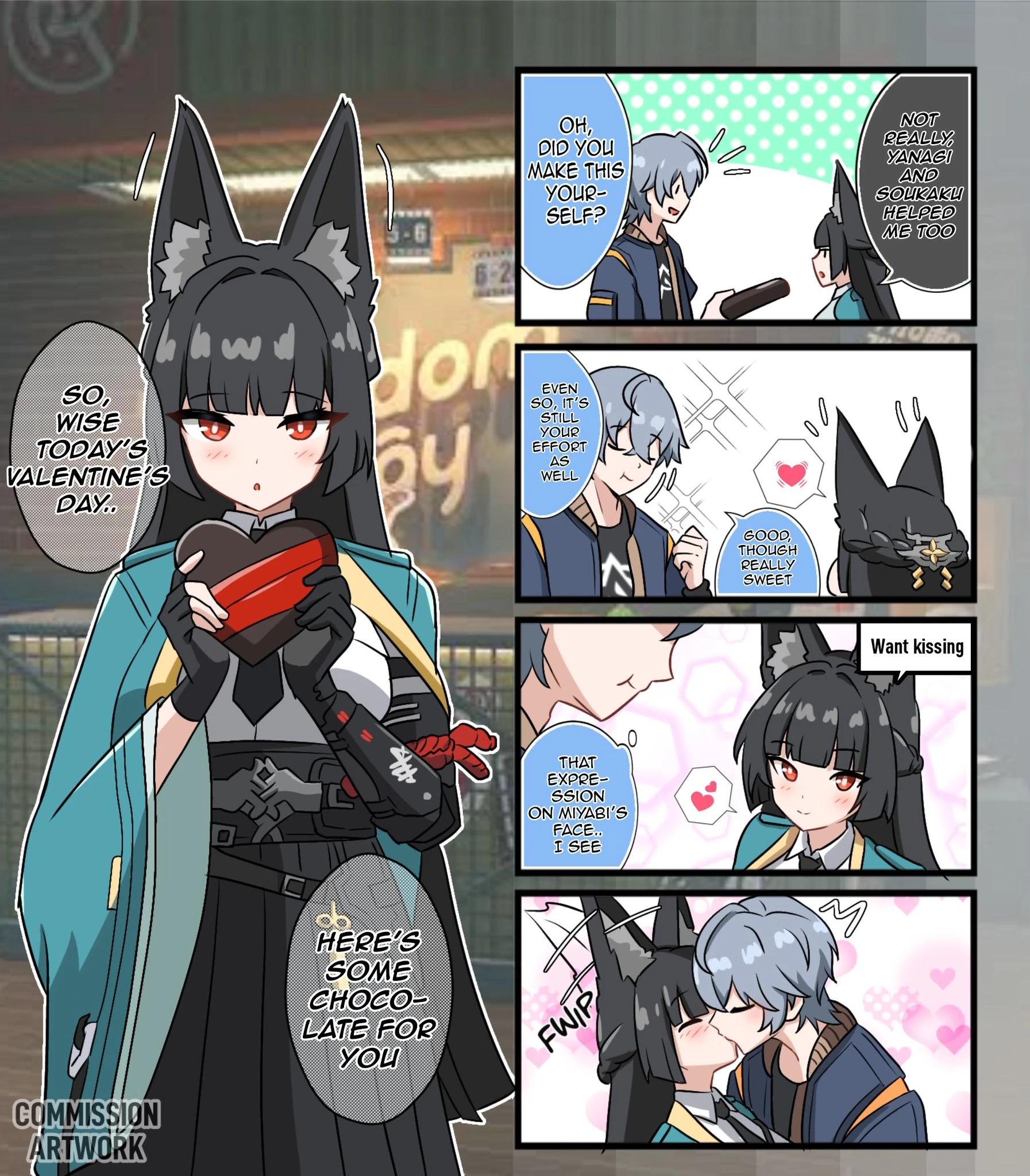 Wise X Miyabi : Valentine's Day Zenless Zone Zero | HoYoLAB