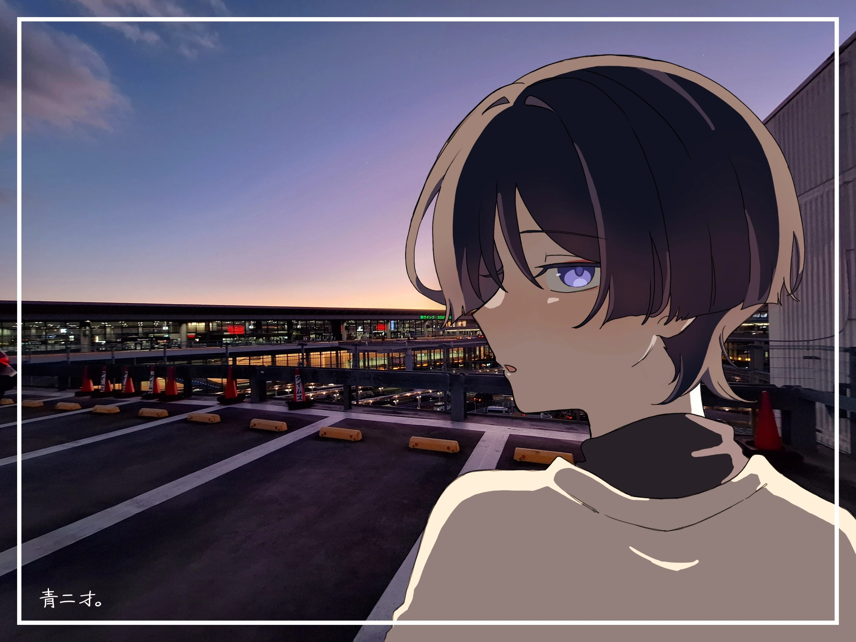 お絵描き💙】放浪者 in 成田空港 Genshin Impact | HoYoLAB