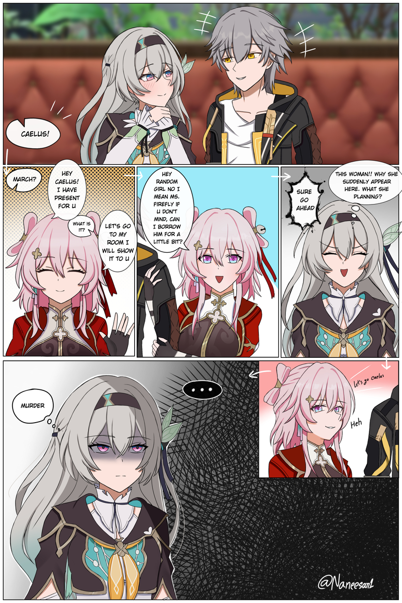 March vs firefly (Artist by Naneesan1) Honkai: Star Rail | HoYoLAB