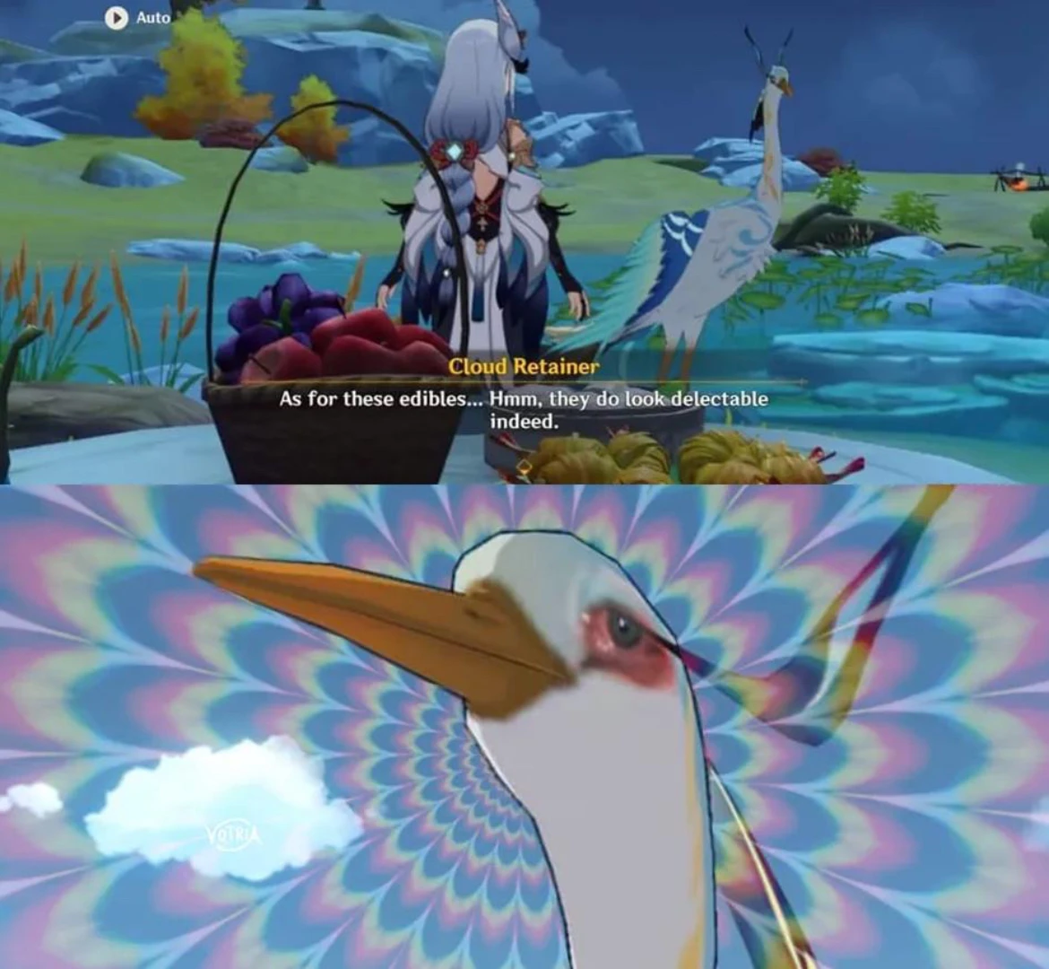 Retainer Meme Memes of cloud retainer Genshin Impact | HoYoLAB