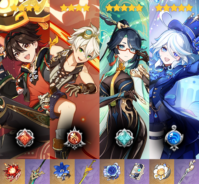 [5.5] Gaming Hypercarry ♦️ Gaming + Bennett + Xianyun + Furina ...