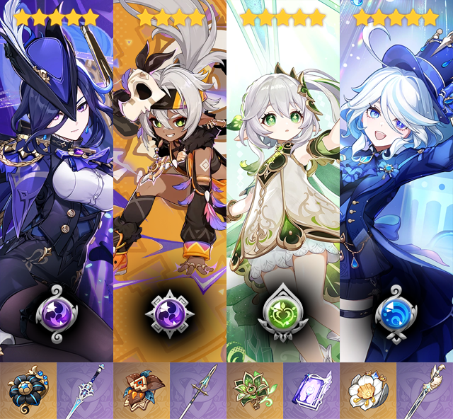 [5.5] Quickbloom ♦️ Clorinde + Iansan + Nahida + Furina - ROTATION ...