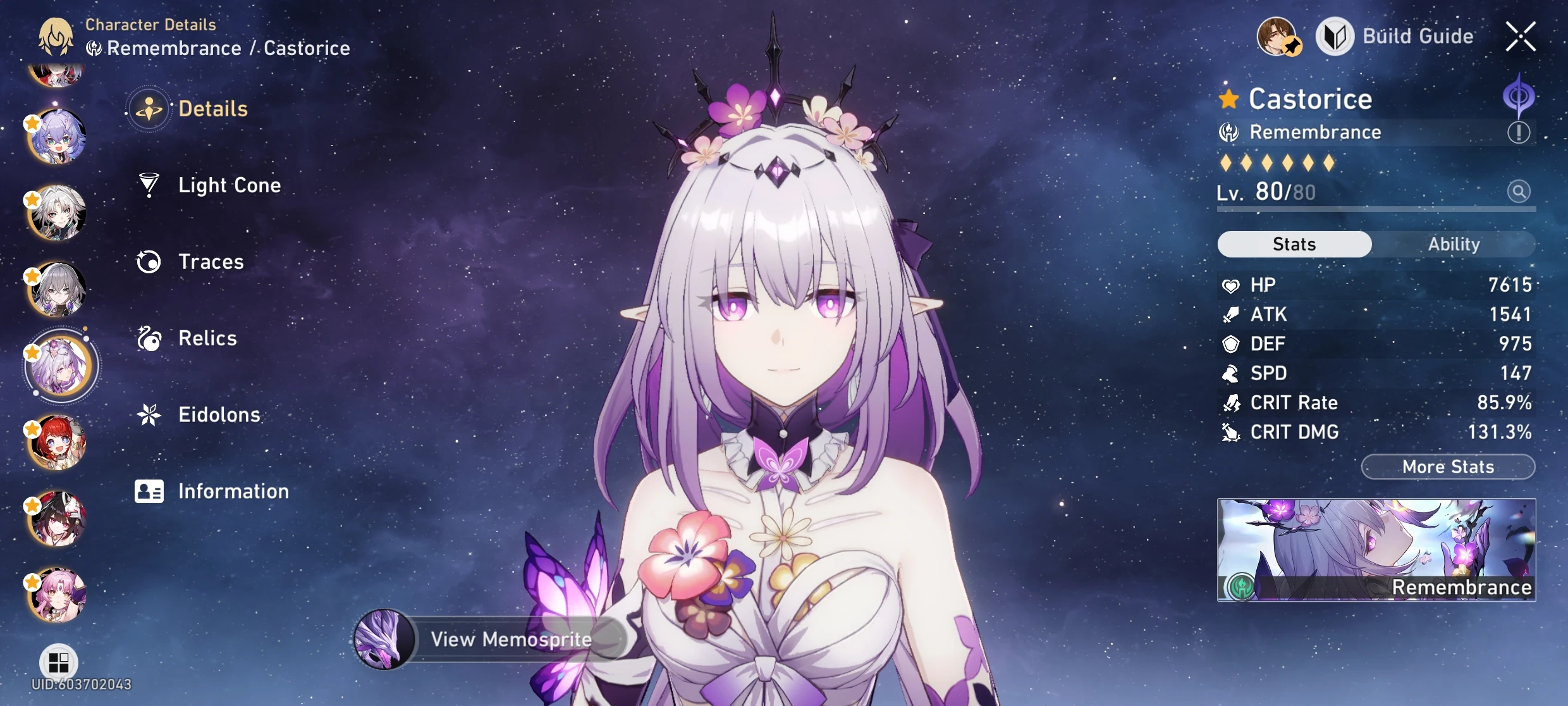 Castorice Meme Build Honkai: Star Rail | HoYoLAB