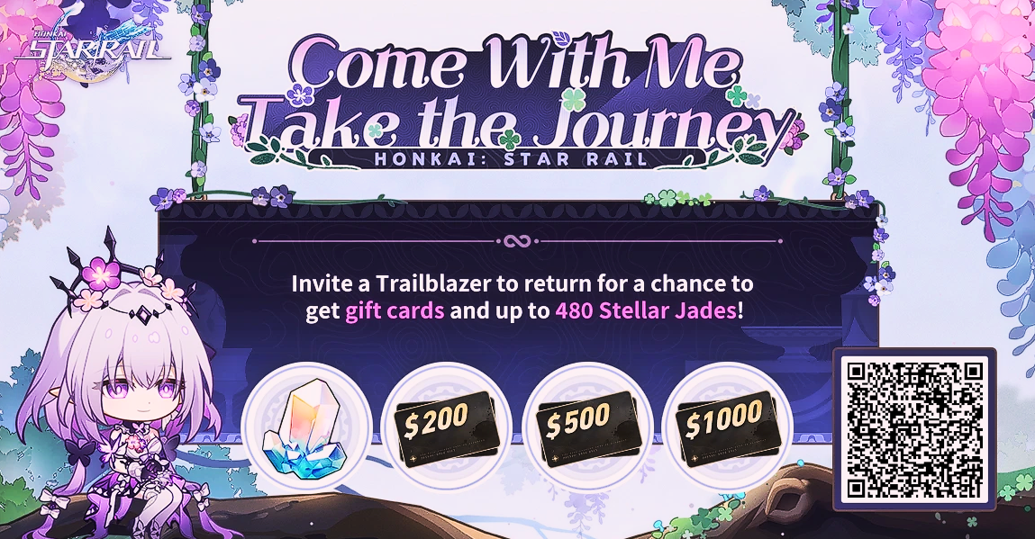 HSR Returner Event Invitation Code - additional Stellar Jade for ...