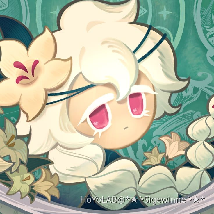 white lily cookie appreciation post | HoYoLAB