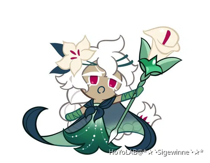 white lily cookie appreciation post | HoYoLAB