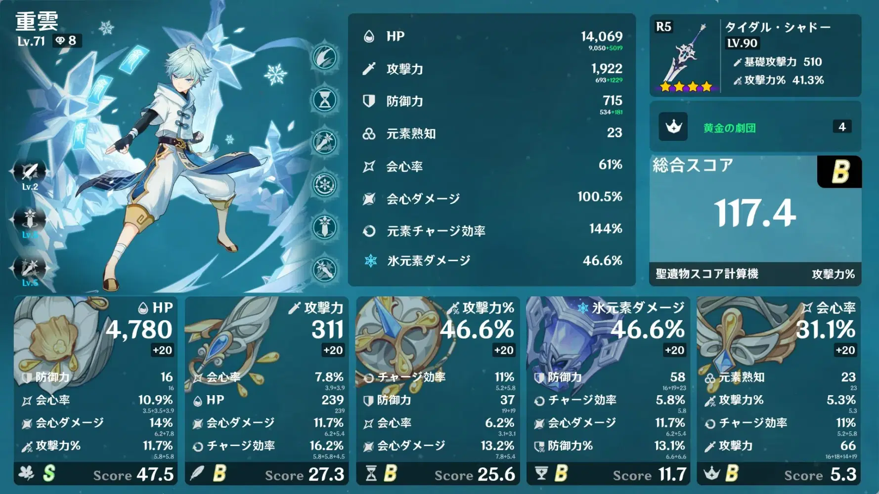新聖遺物厳選報告と今後の予定 Genshin Impact | HoYoLAB