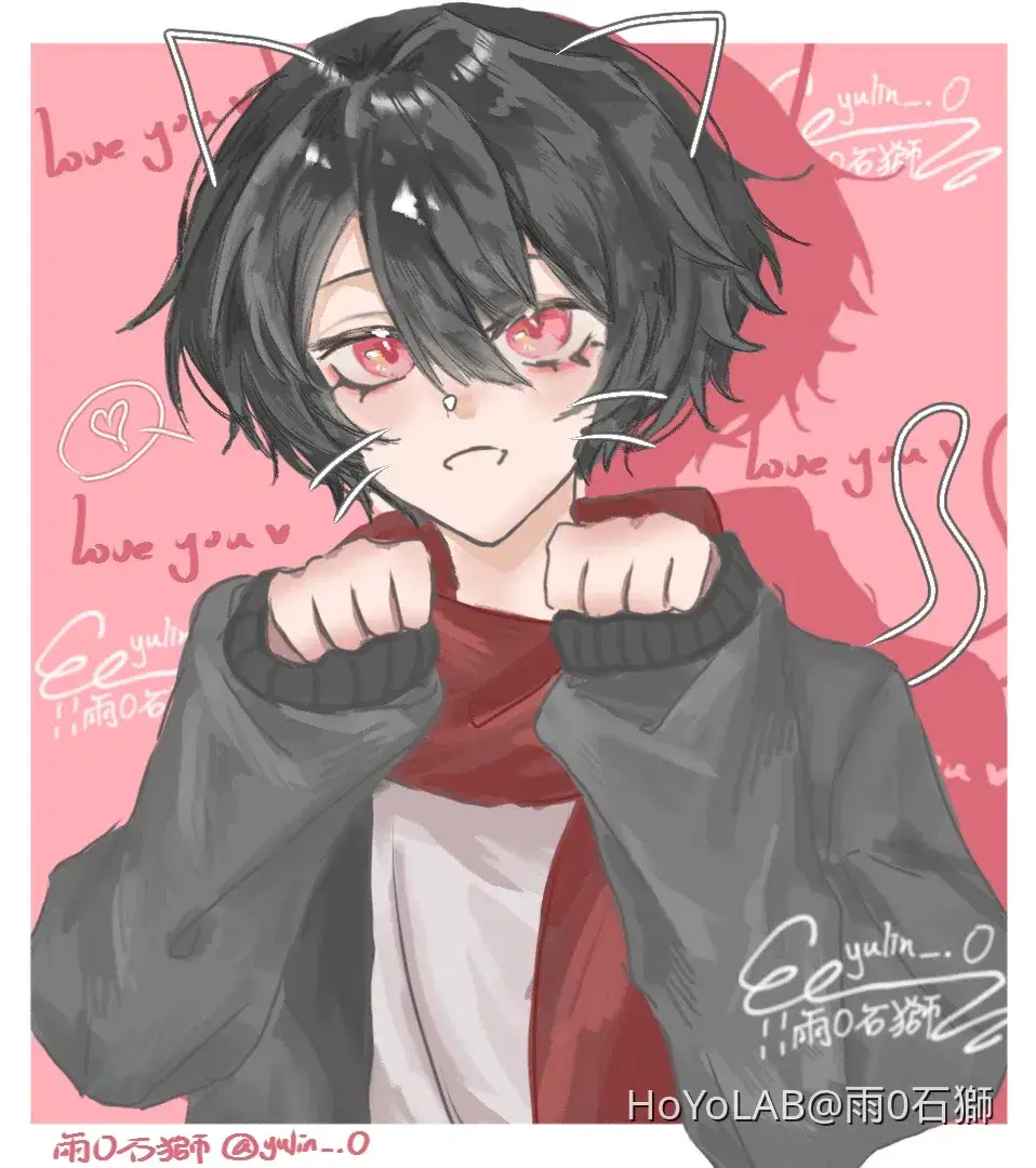 我好像稍微的抓到頭髮的畫法了| HoYoLAB, image size:958x1080