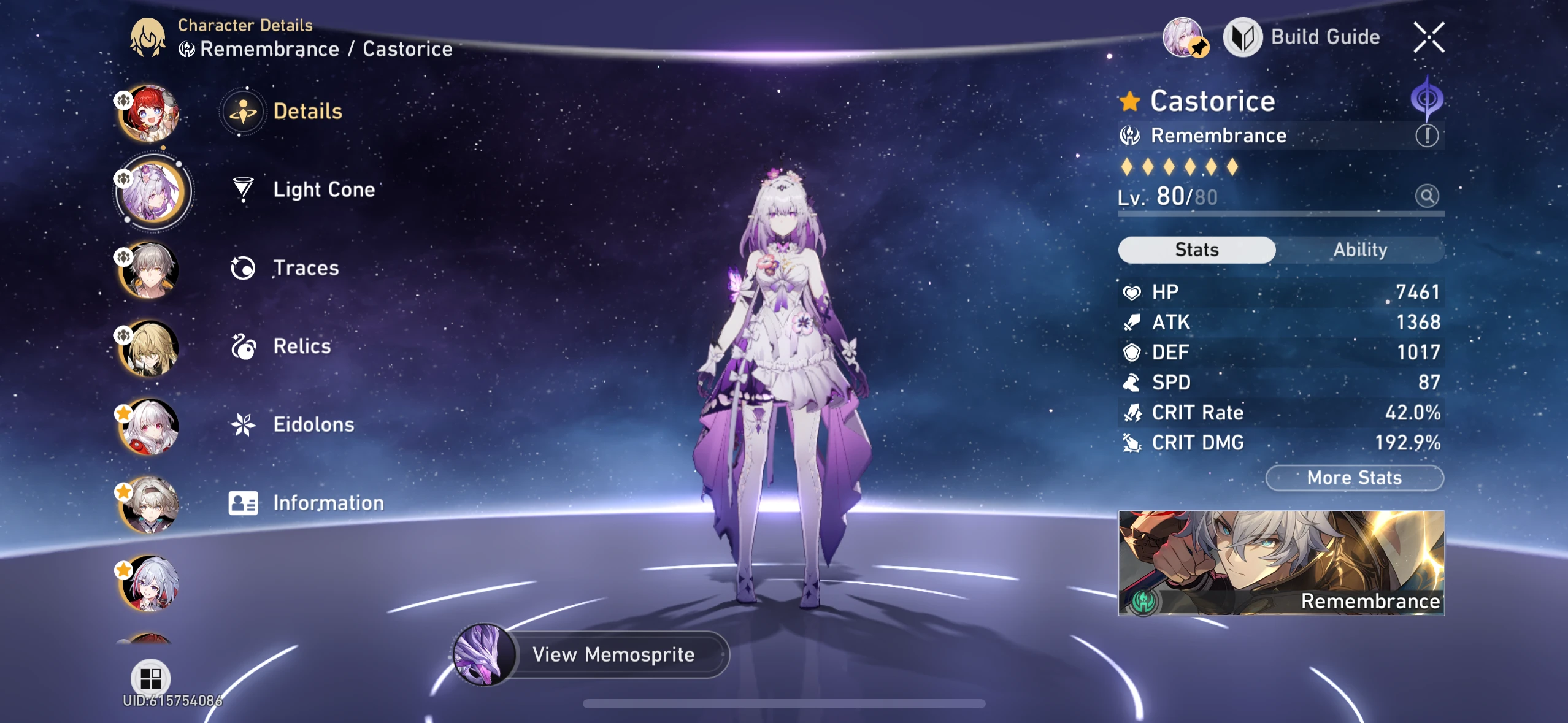 How’s my F2P Castorice build? Honkai: Star Rail | HoYoLAB
