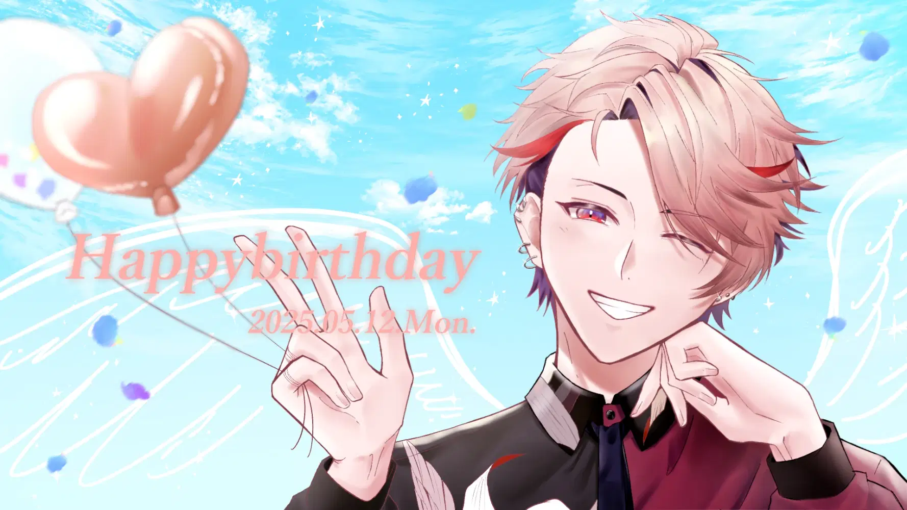 でるたさん専用ページ にじさんじのセラフ・ダズルガーデンさんを描かせて頂きました🎂 | HoYoLAB