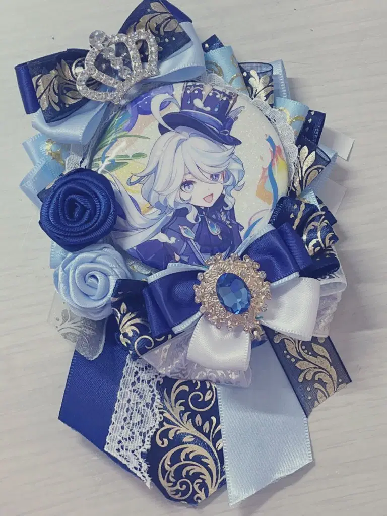 フリーナの缶バッチでロゼット作ってみました〜！✨ Genshin Impact