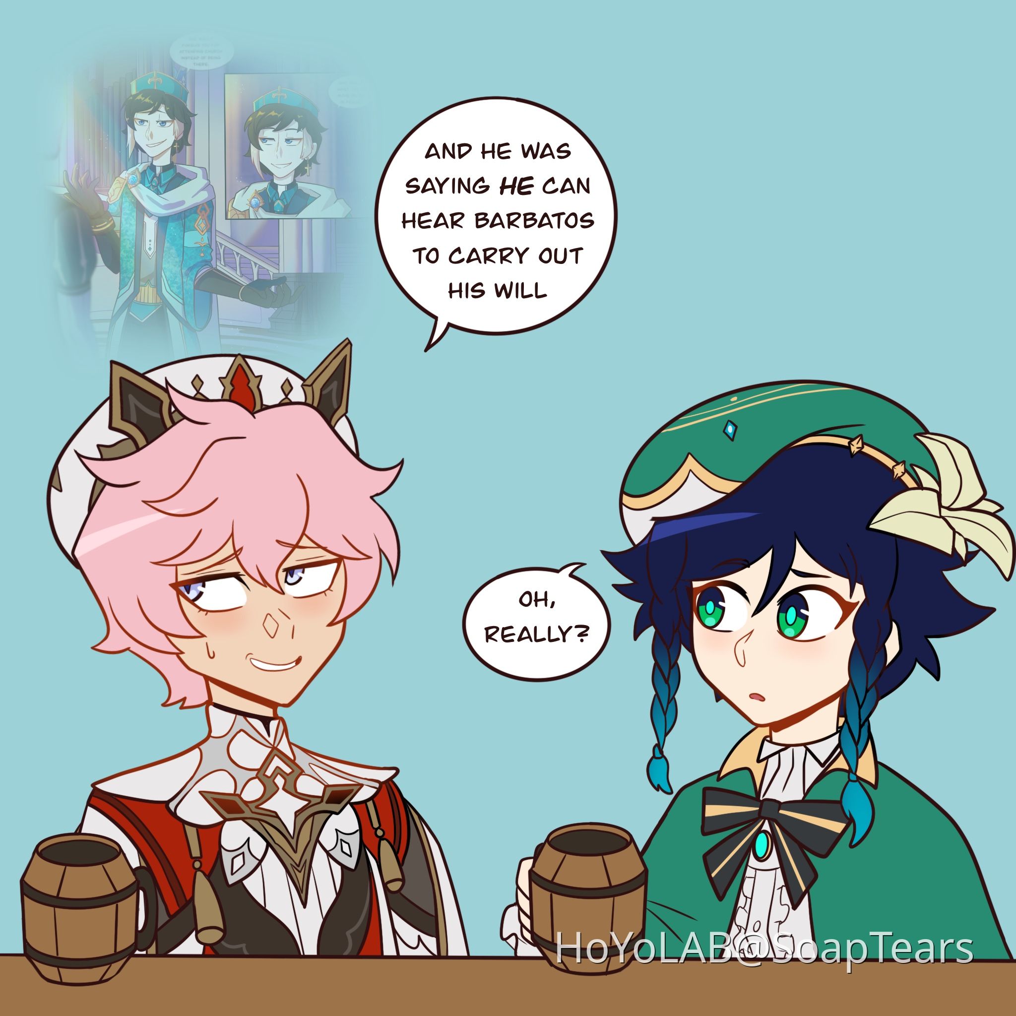 Barbatos and his herald Genshin Impact | HoYoLAB