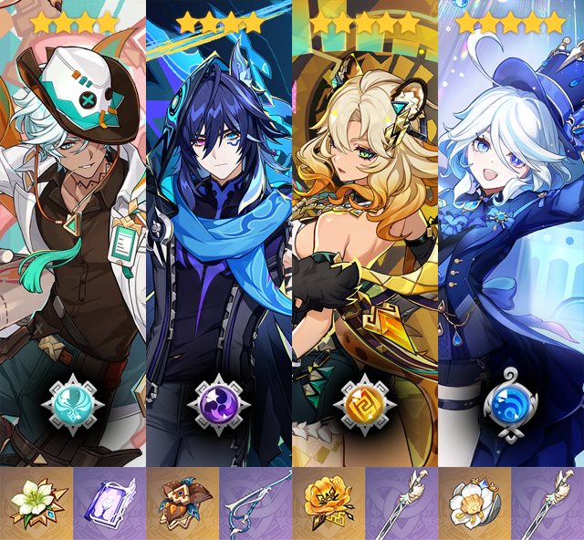 [5.6] Taser ♦️ Ifa + Ororon + Xilonen + Furina - ROTATION & VIDEO ...