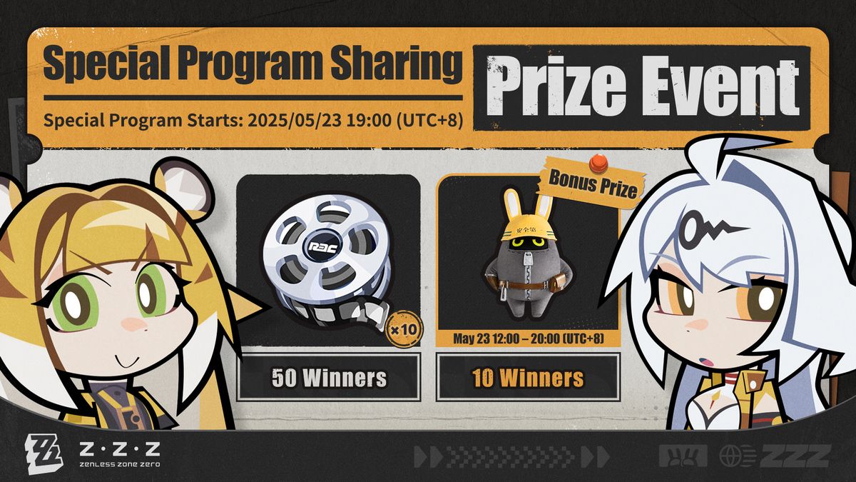 Prize Event] Participate in the Event for a Chance to Win Master Tape ×10  or a Bangboo Plushie! Zenless Zone Zero | HoYoLAB