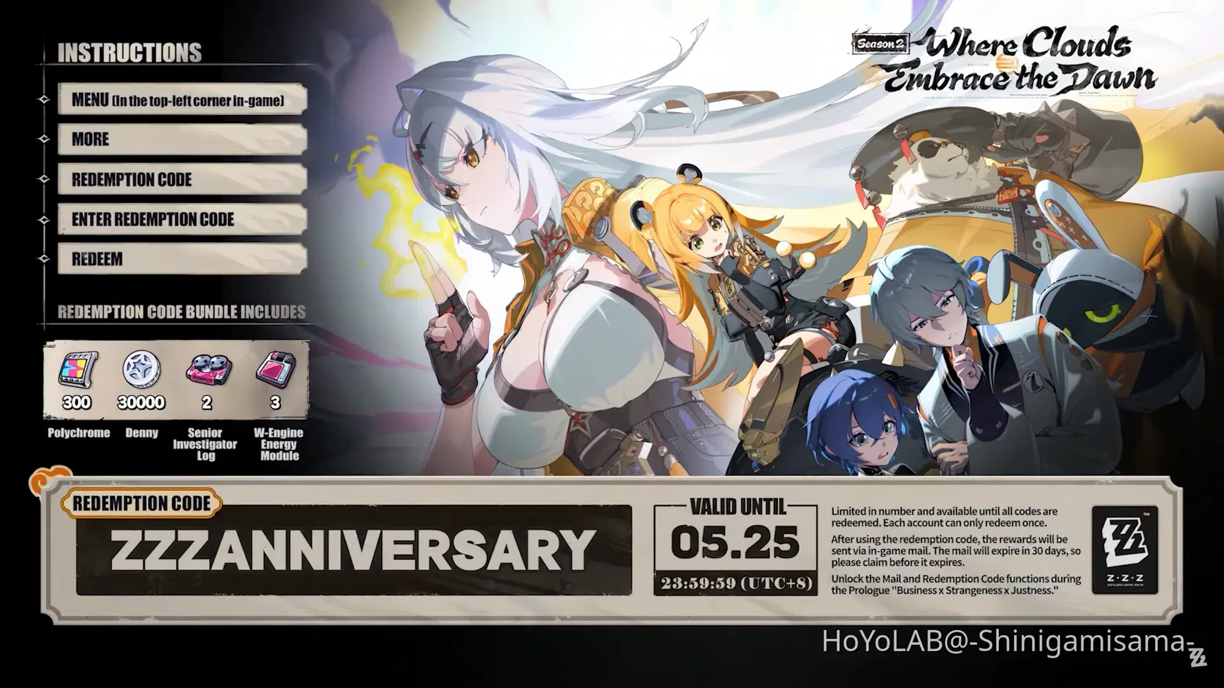 Other Guide# ZZZ 2.0 Code & Livestream Overview (Free S-Rank Agent