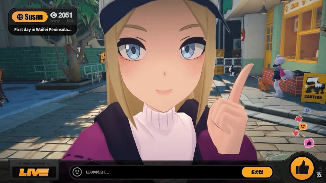 Ok this Vlogger Susan made debut in her 3d model today actually