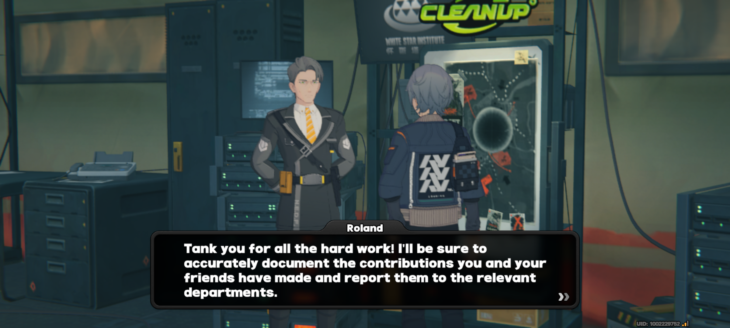 Dialog in-game Zenless Zone Zero | HoYoLAB