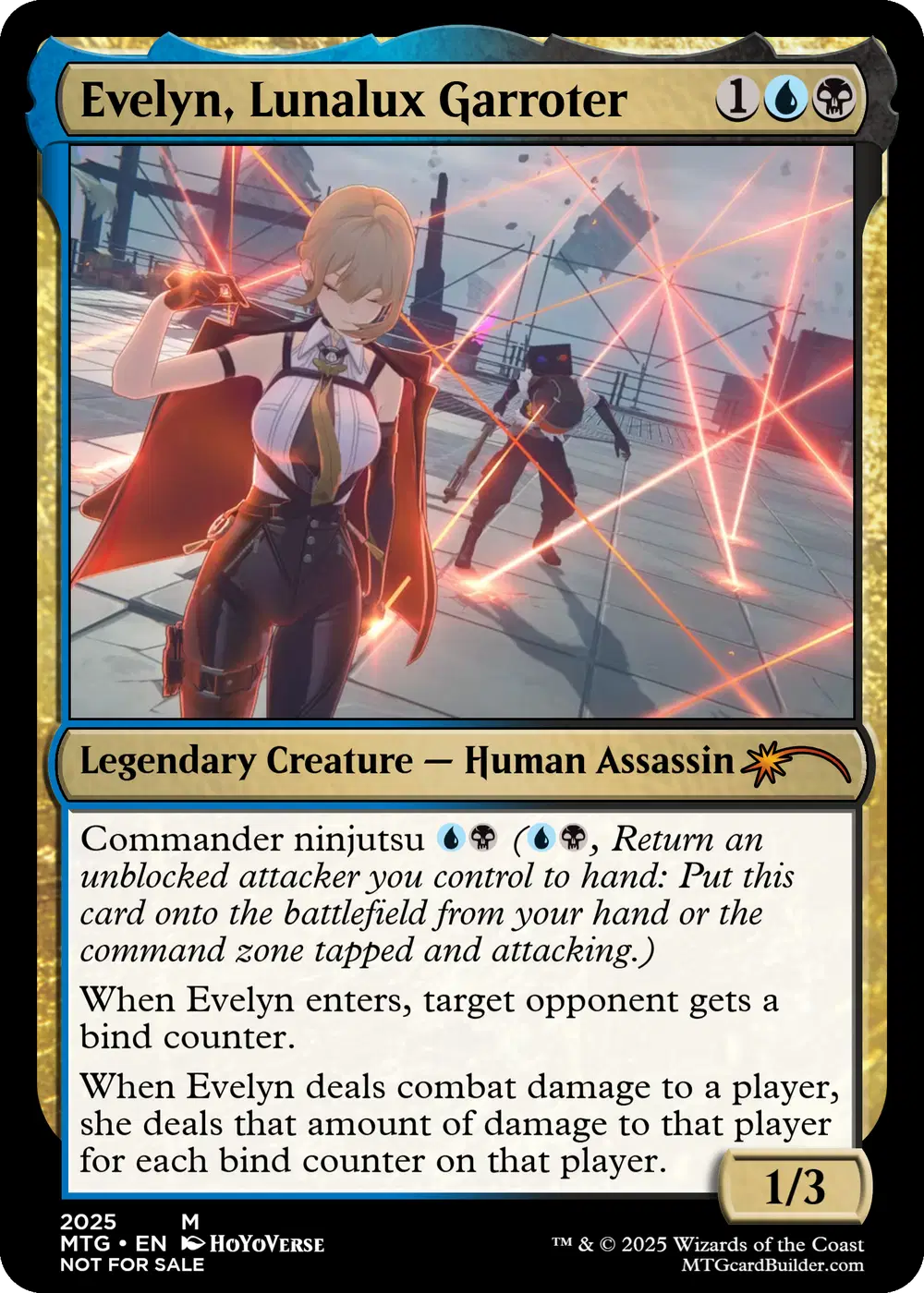 I made some MTG cards of my mains (Genshin, HSR, ZZZ) Genshin Impact |  HoYoLAB