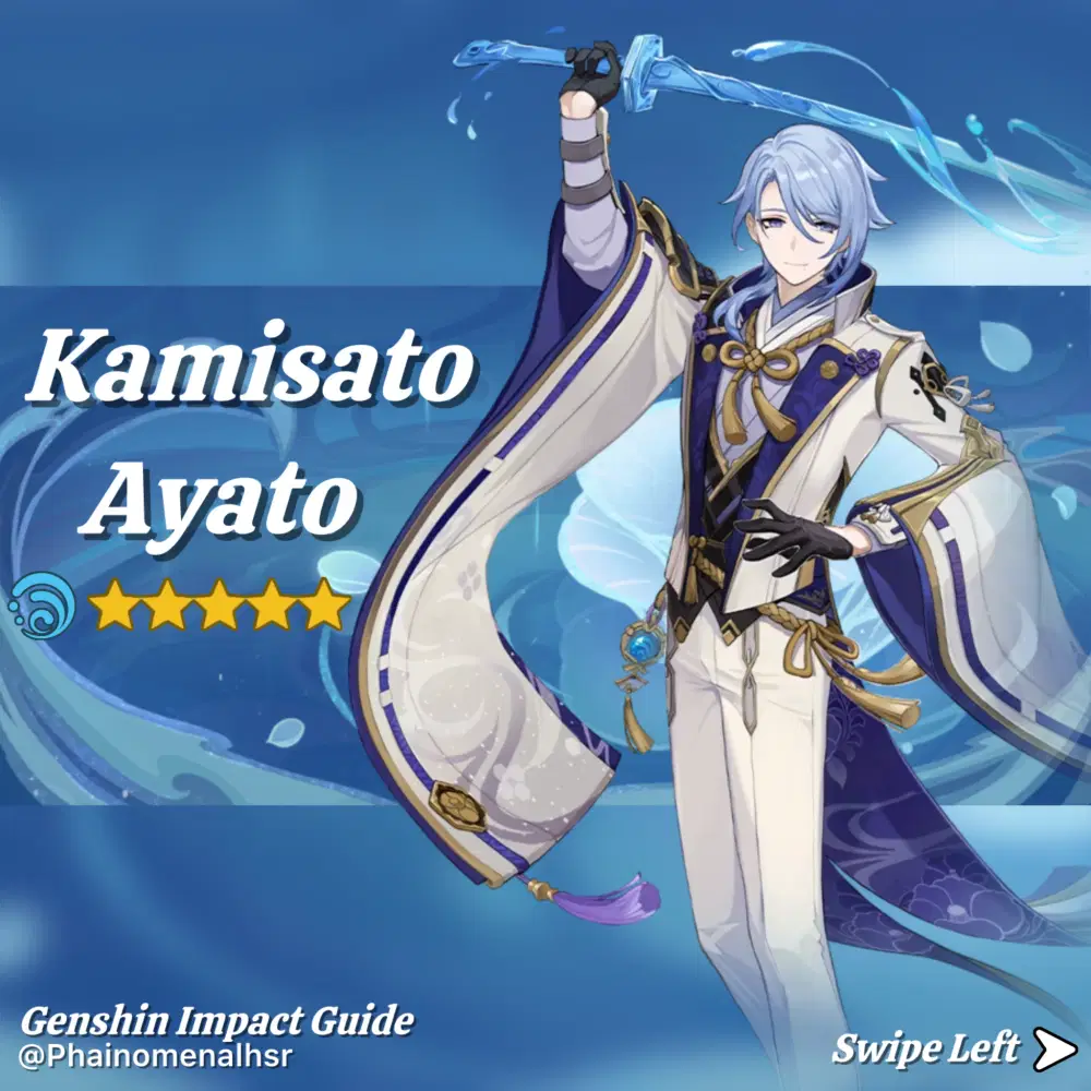Ayato Guide & Build 5.6 (2025) Genshin Impact | HoYoLAB