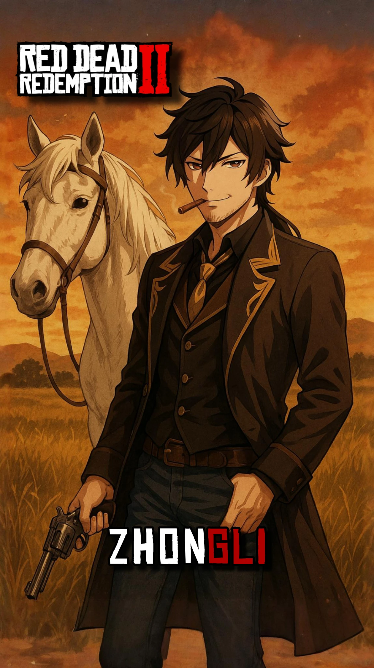 Zhongli in RDR2 🤔 Genshin Impact | HoYoLAB