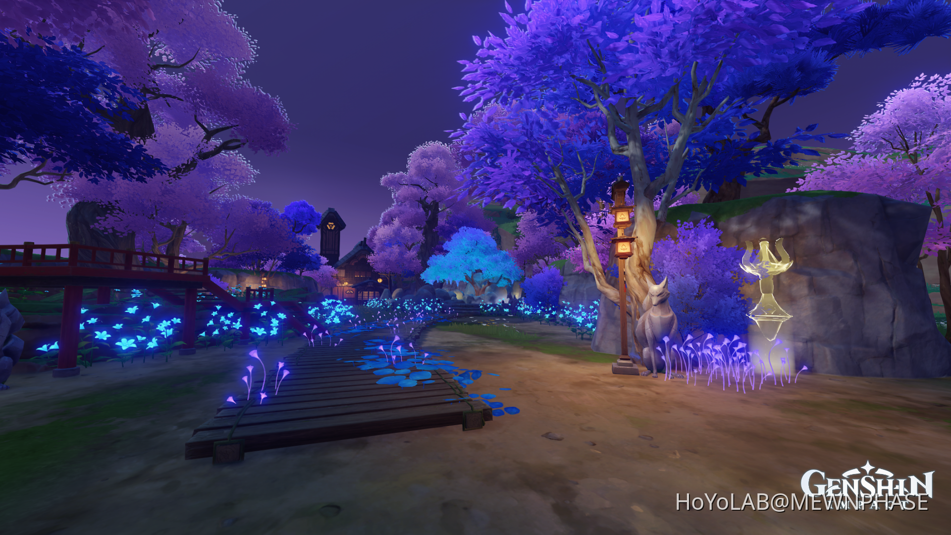 Inazuma-inspired hot spring forest Genshin Impact | HoYoLAB
